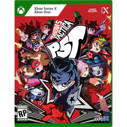 Xbox Series X
Xbox One
Persona 5 Tactics
SMART DELIVERY
RATING PENDING RP
ESRB
ATLUS - T (Teen 13+)