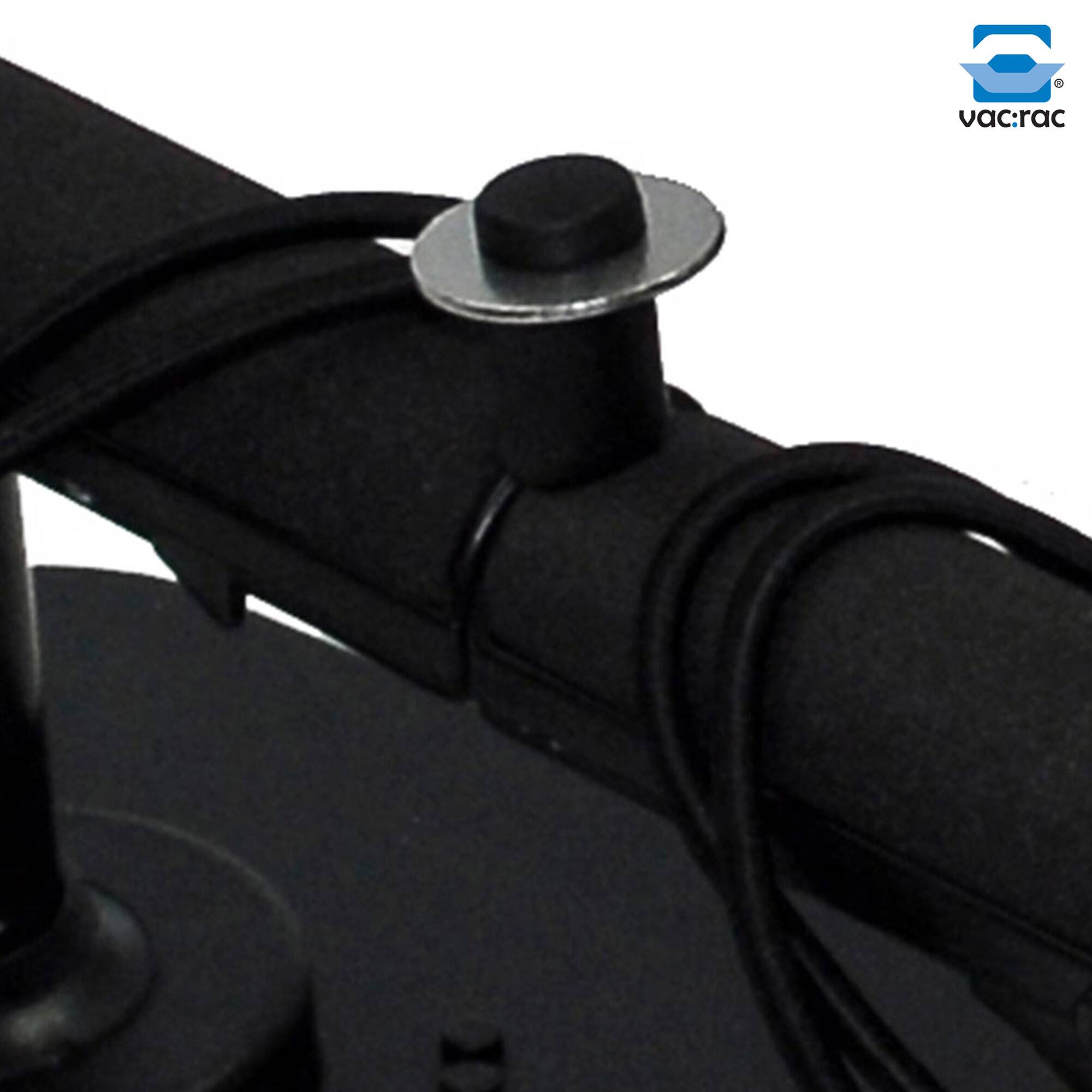 Alt View 5. Vac Rac - Vac Rac Pro Combi Magnetic Base T Bar Design Rod Rack Holds Up To 8 Rods, Black - Black.