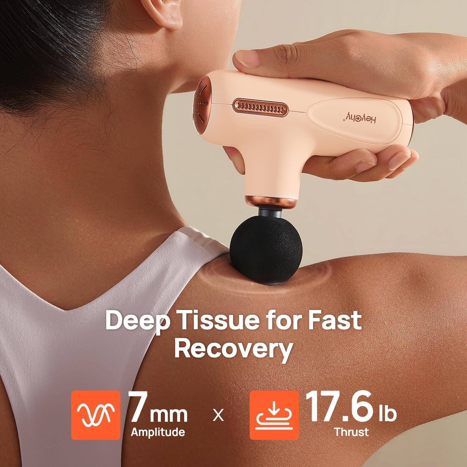 Deep Tissue for Fast Recovery

7 mm Amplitude

17.6 lb Thrust