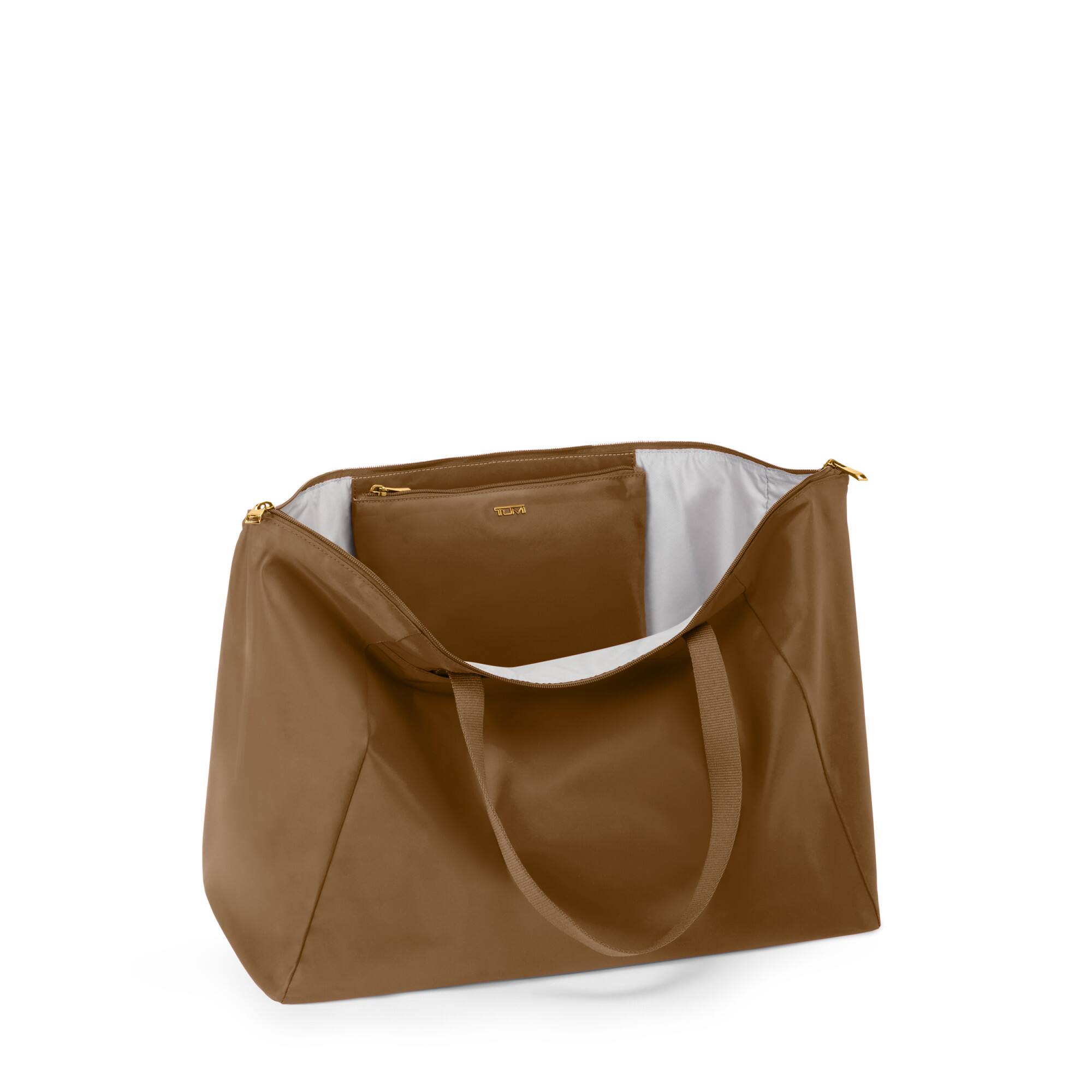 Angle. TUMI - Voyageur Just In Case Tote Bag - Copper.