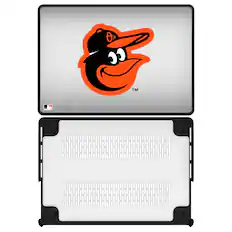 Front. Keyscaper - Baltimore Orioles Linen MacBook Case - Pro 16 in - Multicolor.