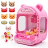 Contixo - CM2 Bear Claw Machine for Kids, Mini Arcade Prize Grabber with LED Lights, Music, Toys & Capsules, Ages 3+ - Pink