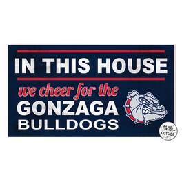 Jardine - Gonzaga Bulldogs 11'' x 20'' Indoor/Outdoor In This House Sign - Navy