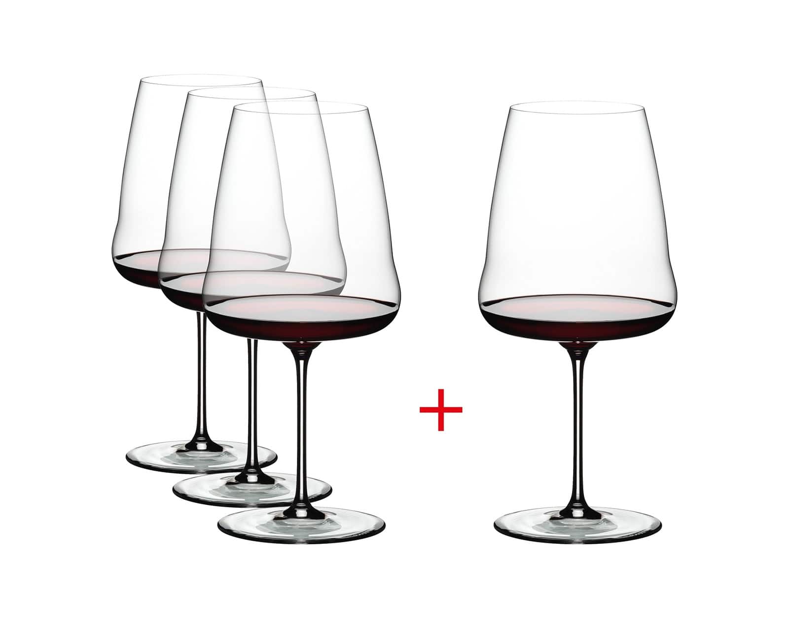 Riedel - Winewings Cabernet Wine Glass, Buy 3 Get 4 - Clear