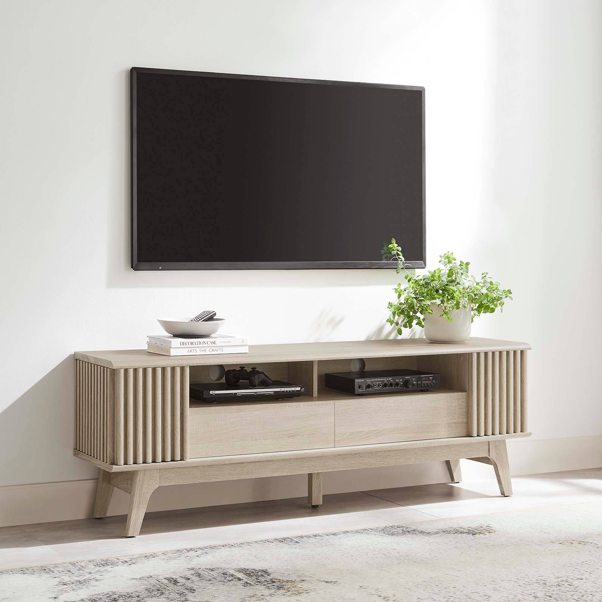 Eudora 60" TV Stand by Modway - Oak