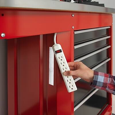 Alt View 5. Velcro - Velcro® Brand Industrial Strength 2" x 15' Hook & Loop Fastener Roll, White (90198) - White.