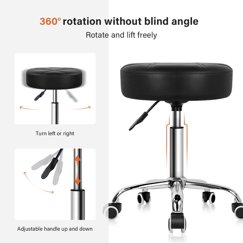 360° rotation without blind angle  
Rotate and lift freely  

Turn left or right  

Adjustable handle up and down