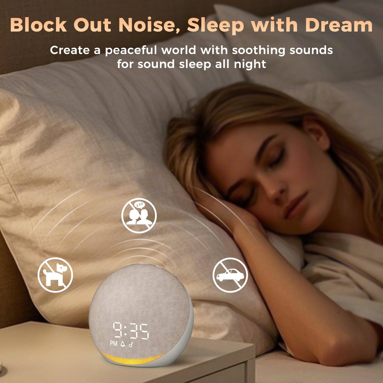 Block Out Noise, Sleep with Dream

Create a peaceful world with soothing sounds for sound sleep all night

9:35 PM