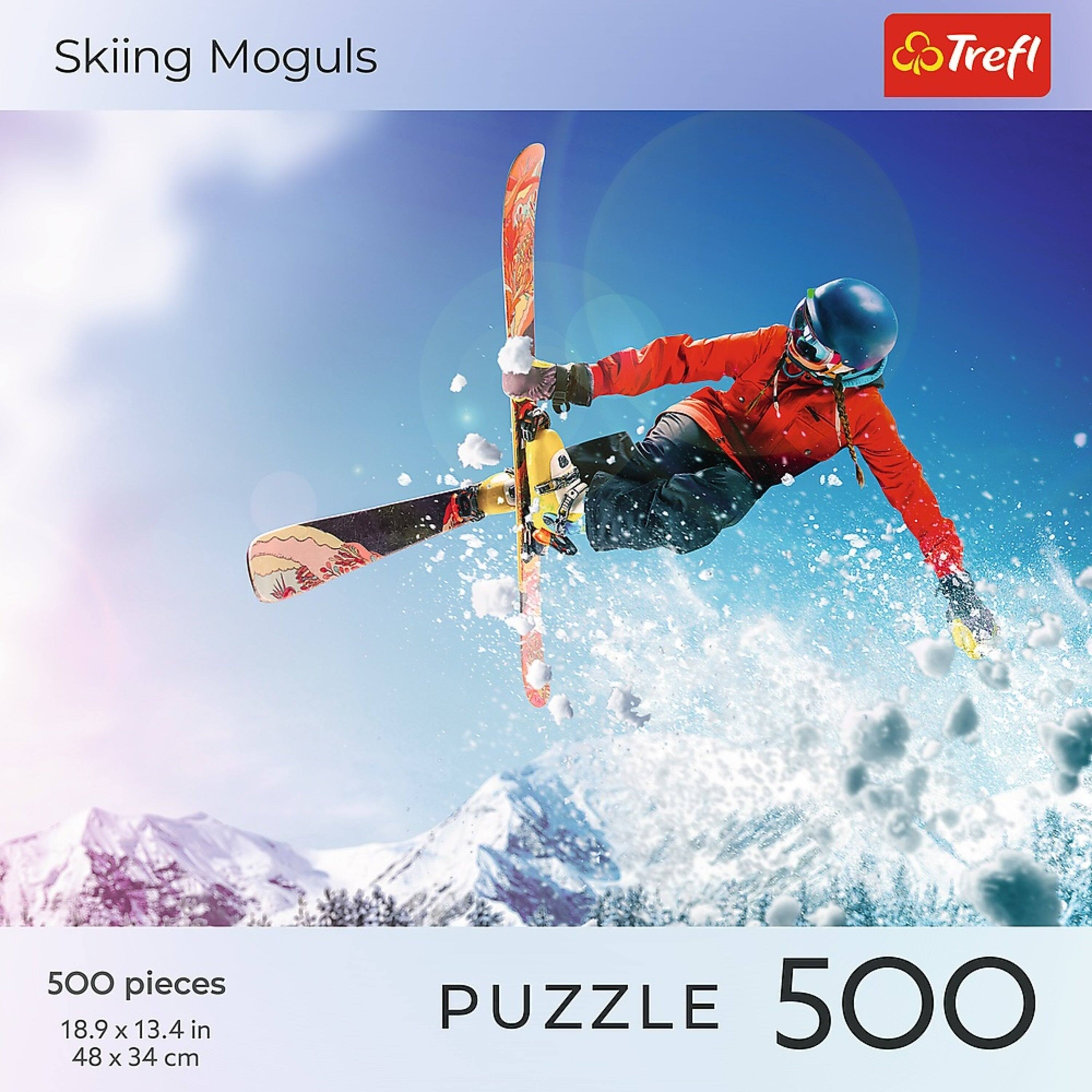 Skiing Moguls  
Trefl  

500 pieces  
18.9 x 13.4 in  
48 x 34 cm  

PUZZLE 500
