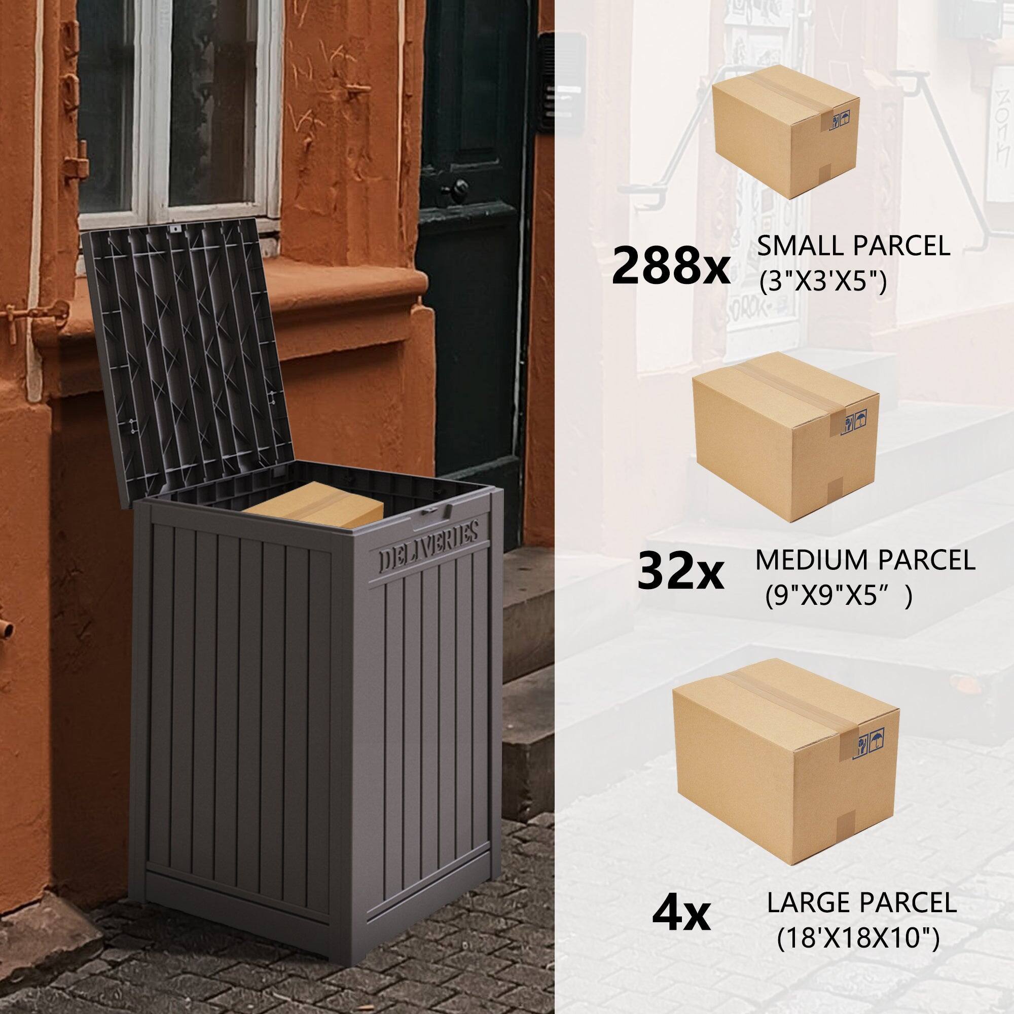 NZO17 SMALL PARCEL 288x (3"X3'X5") ORCK   VERTSS 32x MEDIUM PARCEL (9"X9"X5" ) R 4x LARGE PARCEL (18'X18X10")