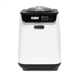 Whynter - 1.28 Quart Compact Upright Automatic Ice Cream Maker with Stainless Steel Bowl Limited Black and Edition - White