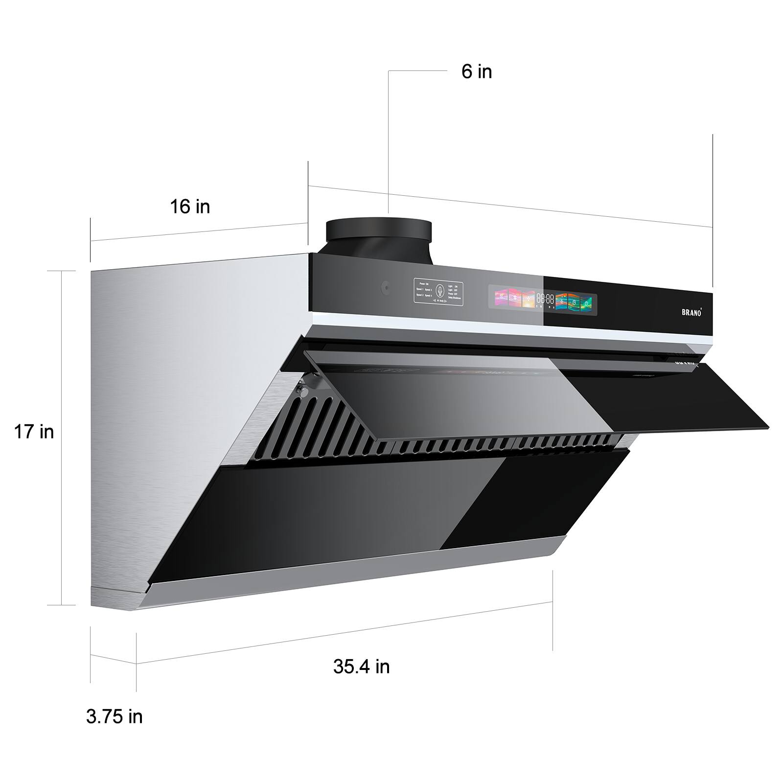 6 in  
16 in  
17 in  
35.4 in  
3.75 in