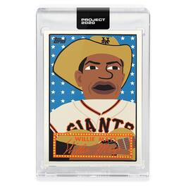 Topps - PROJECT 2020 Card 244 - 1952 Willie Mays by Keith Shore - Blue