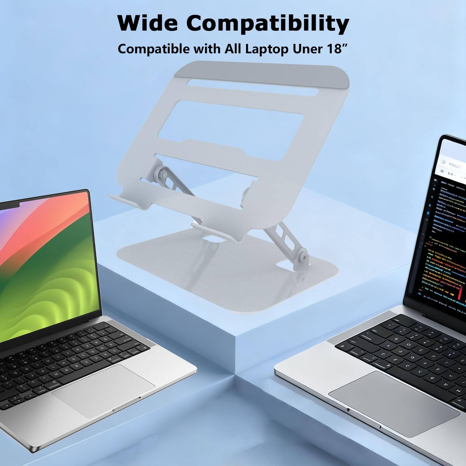Wide Compatibility  
Compatible with All Laptop Under 18"