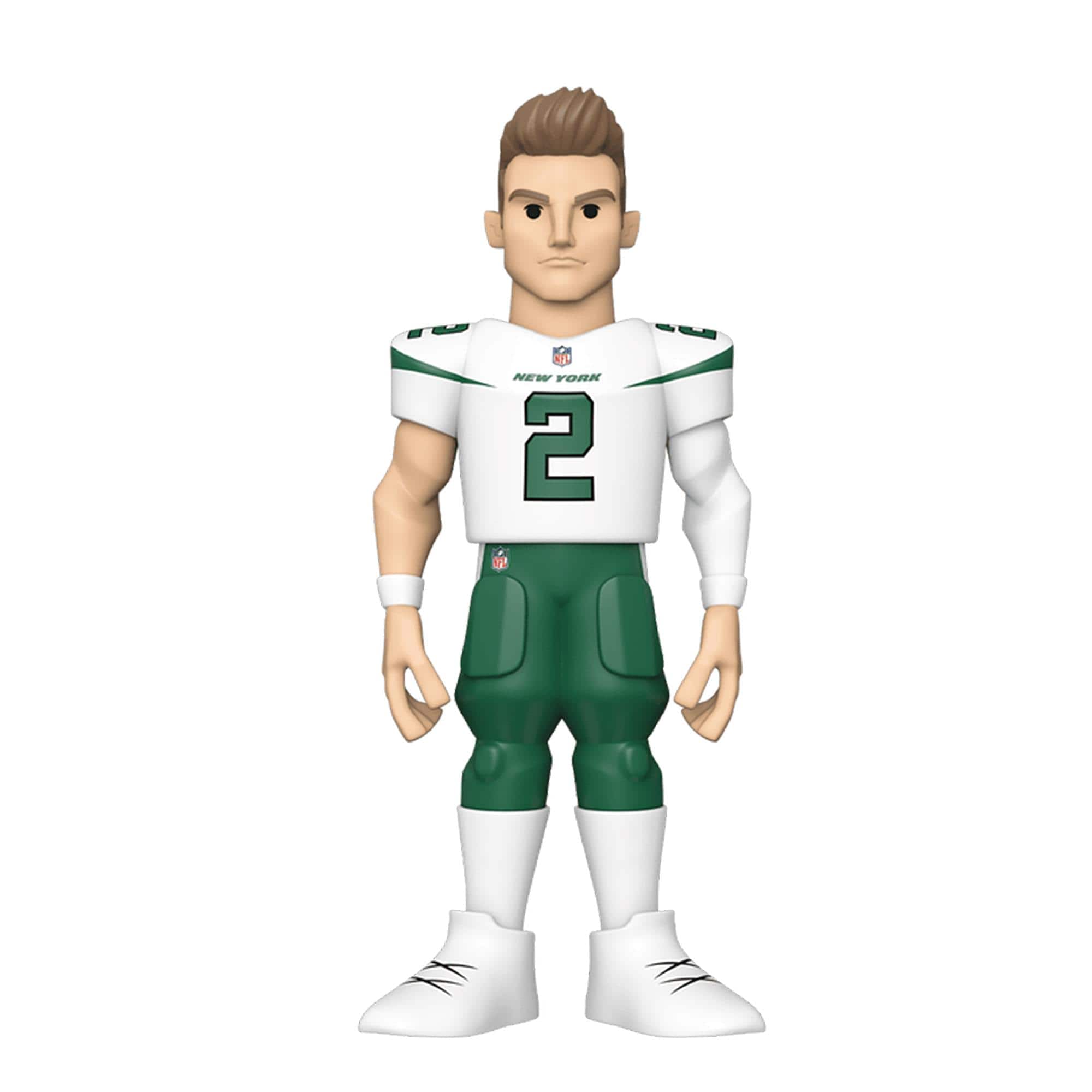 NY Jets NFL Funko Gold 5 Inch Vinyl Figure | Zach Wilson - Green
