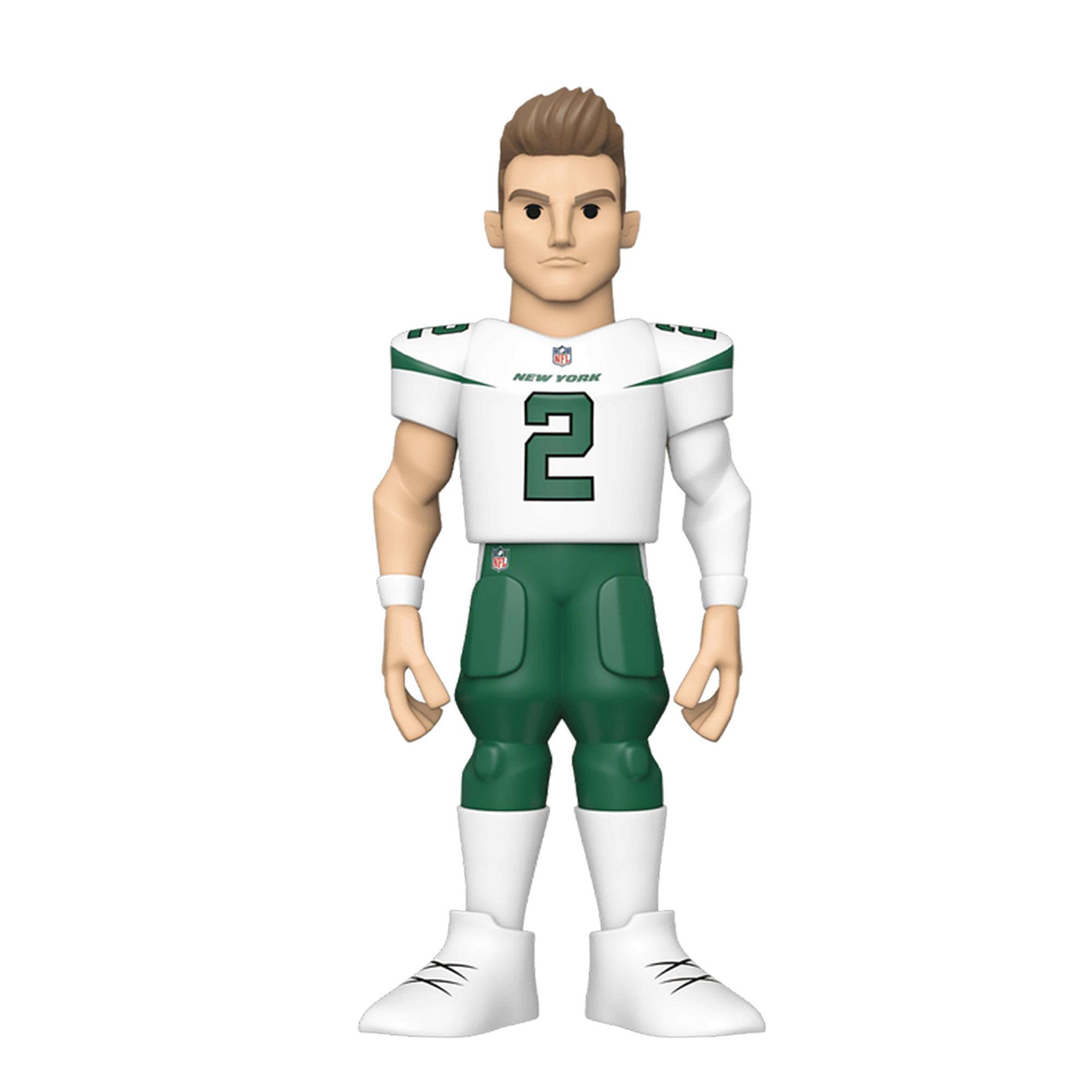 NY Jets NFL Funko Gold 5 Inch Vinyl Figure | Zach Wilson - Green