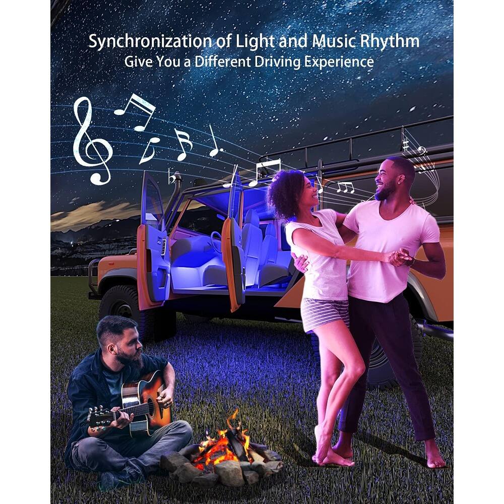 Synchronization of Light and Music Rhythm  
Give You a Different Driving Experience