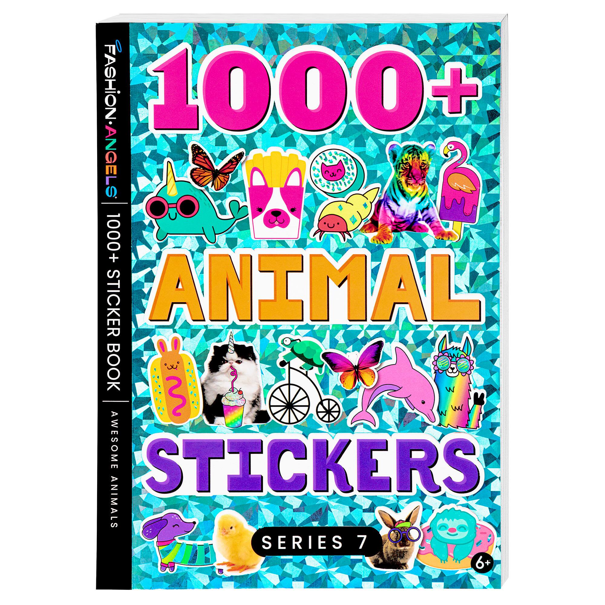 FASHION ANGELS 1000+ STICKER ANIMAL BOOK "3 AWESOME ANIMALS SERIES 7"