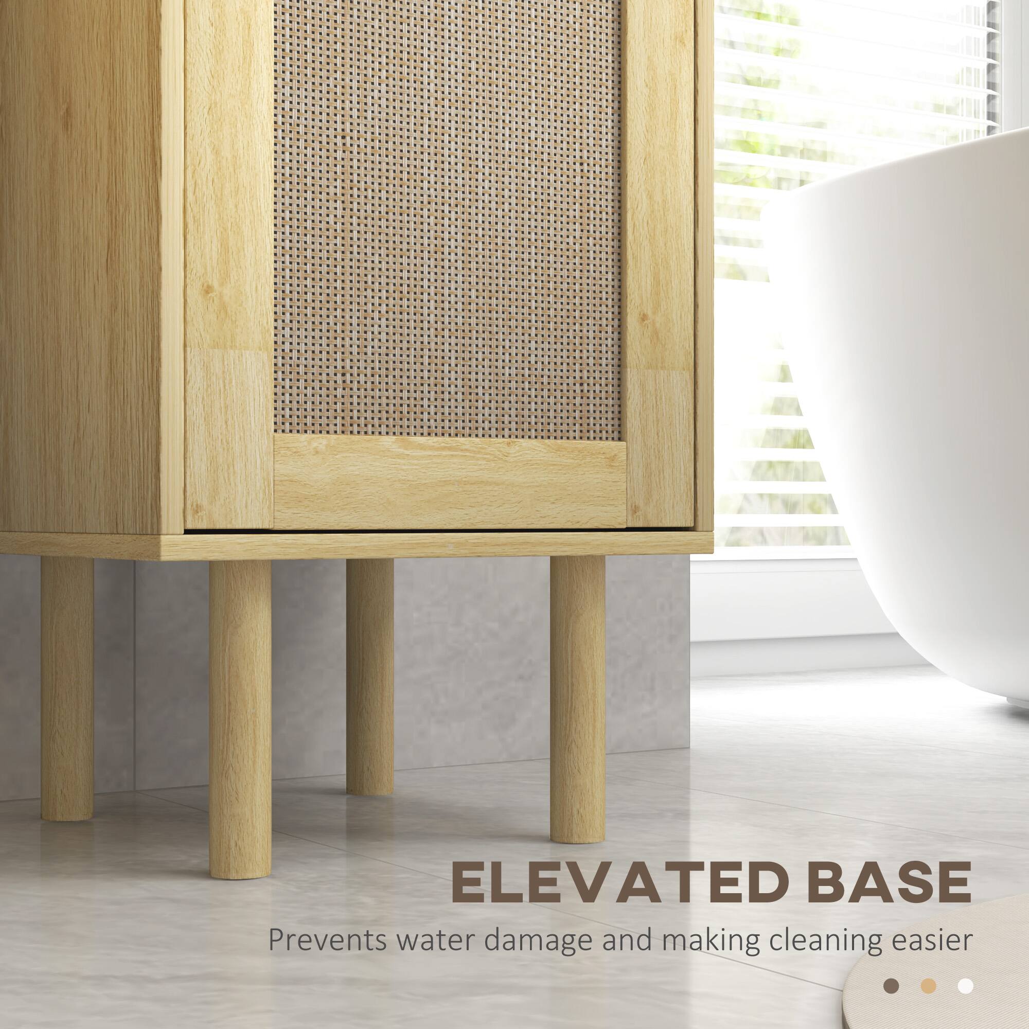 ELEVATED BASE
Prevents water damage and making cleaning easier