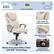 Angle. Serta - Bryce Bonded Leather Executive Office Chair - Cream.