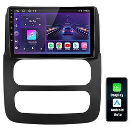 Junsun - For Dodge RAM 2002-2005 9" carplay 6+128GB Android 15 8 Core Car Stereo Radio GPS Navi WIFI SWC RDS FM Blutooth - Black