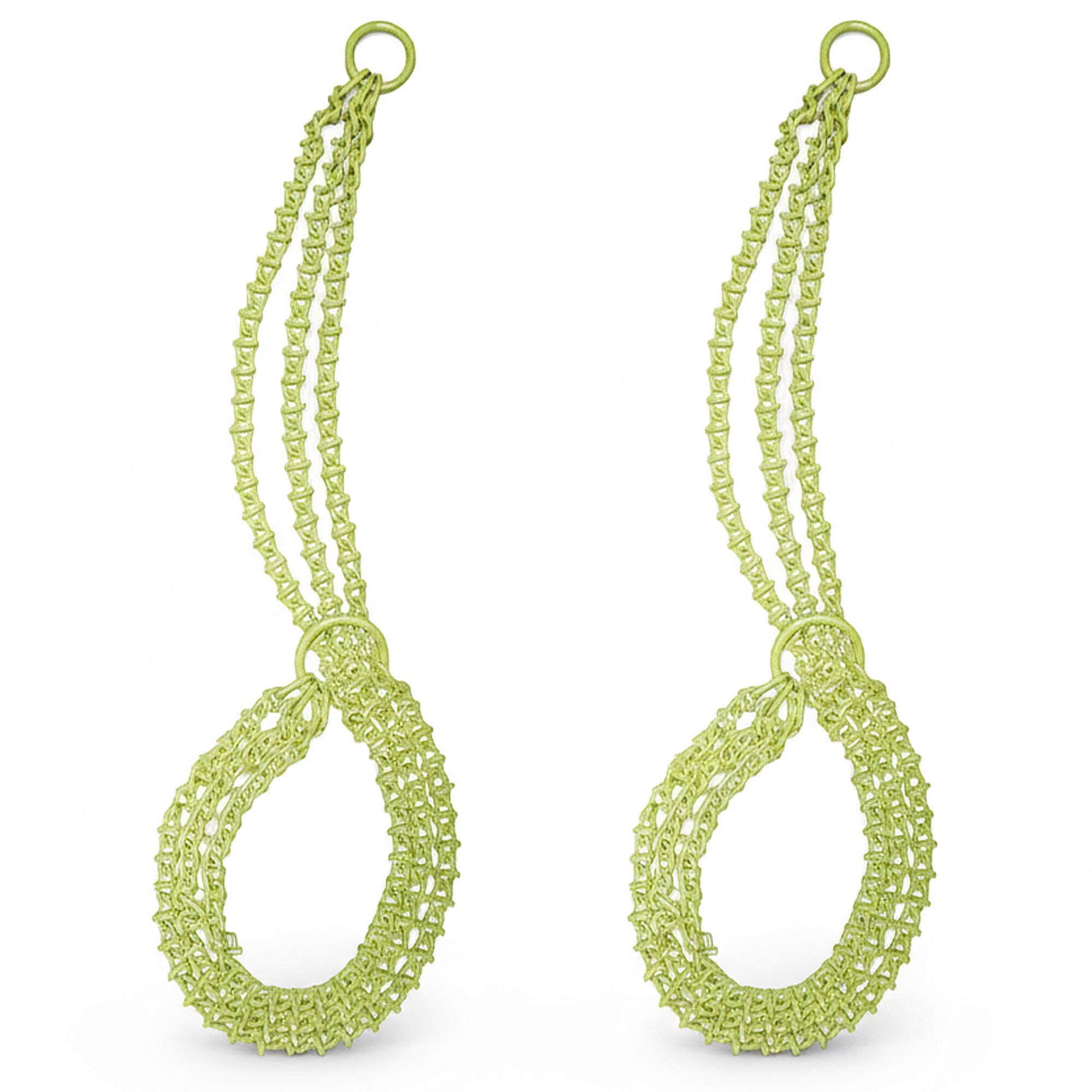 Front. Brush Grubber - Brush Grubber HD Shrub Clump Tree Grabber Metal Chain System, ATV & UTV (2 Pack) - Green.