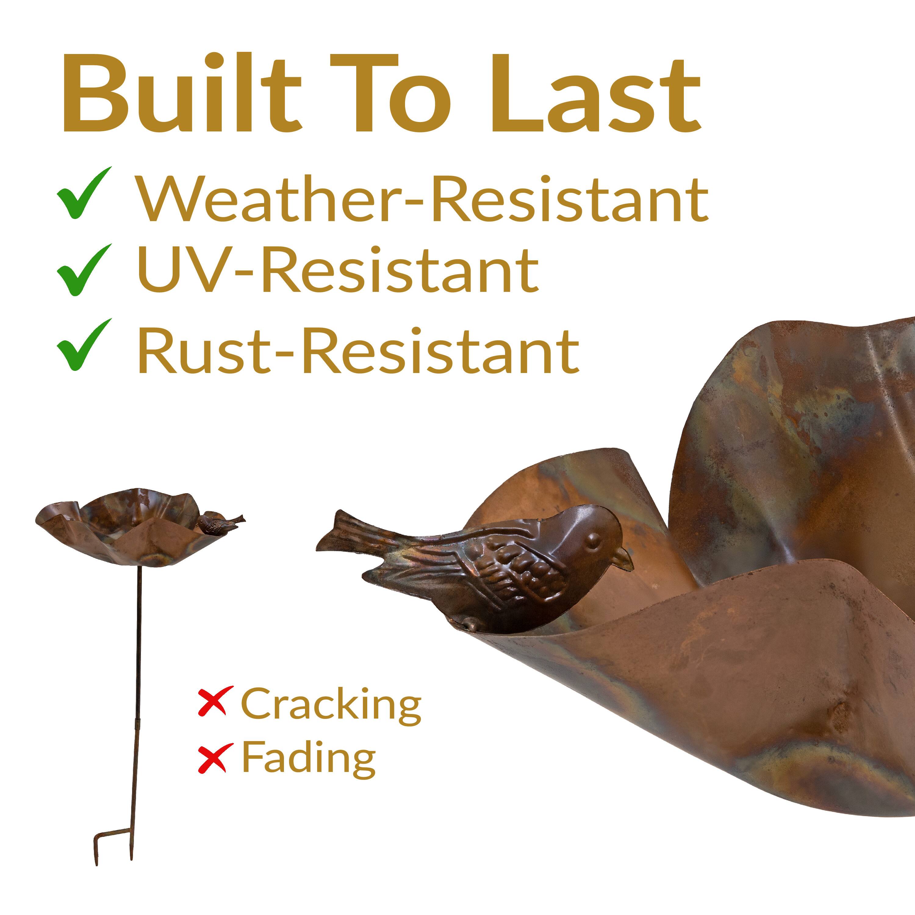 Built To Last

- Weather-Resistant
- UV-Resistant
- Rust-Resistant

- Cracking
- Fading