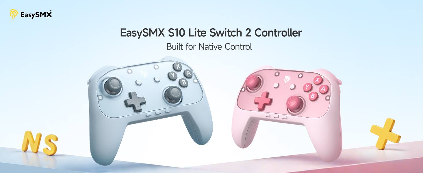 EasySMX S10 Lite Switch 2 Controller  
Built for Native Control