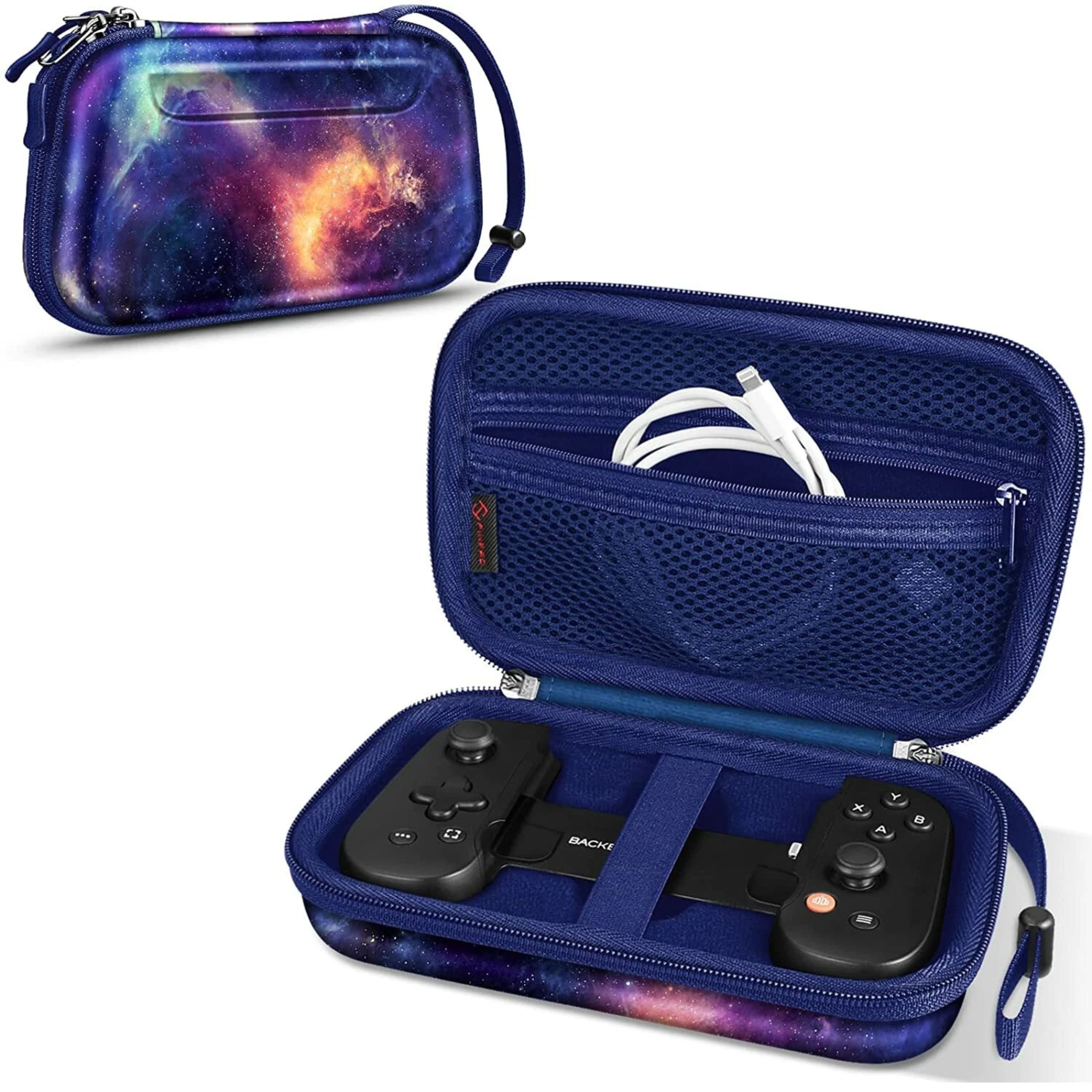 Kitcheniva - Shockproof Hard Case For Backbone One Mobile Game Controller Travel Storage Bag - Galaxy