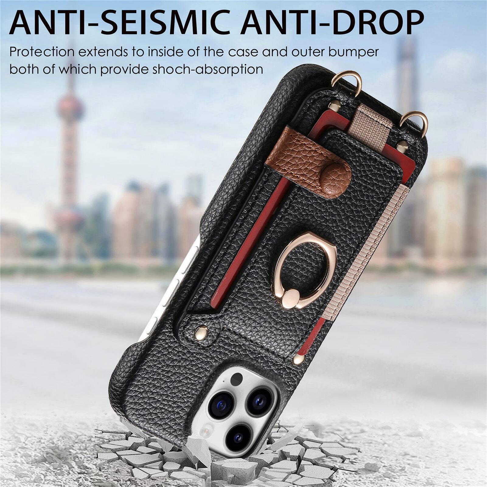 ANTI-SEISMIC ANTI-DROP  
Protection extends to inside of the case and outer bumper both of which provide shock-absorption