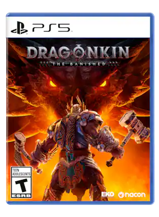 PS5
DRAGONKIN
THE BANISHED
TEEN ADOLESCENTS
ESRB
KO SOFTWARL
nacon - T (Teen 13+)