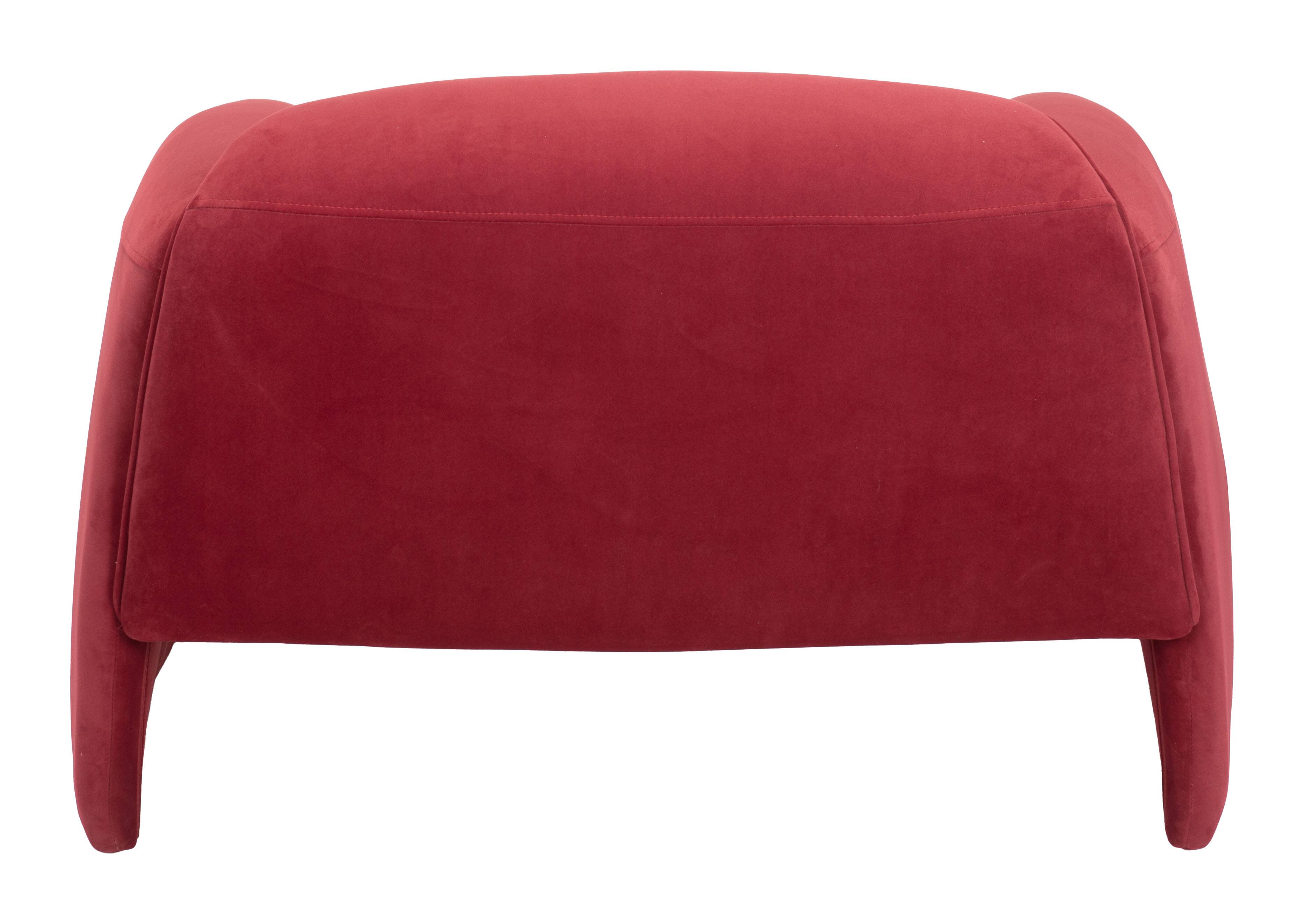 Alt View 2. Hivvago - Horten Accent Chair Red - Red.