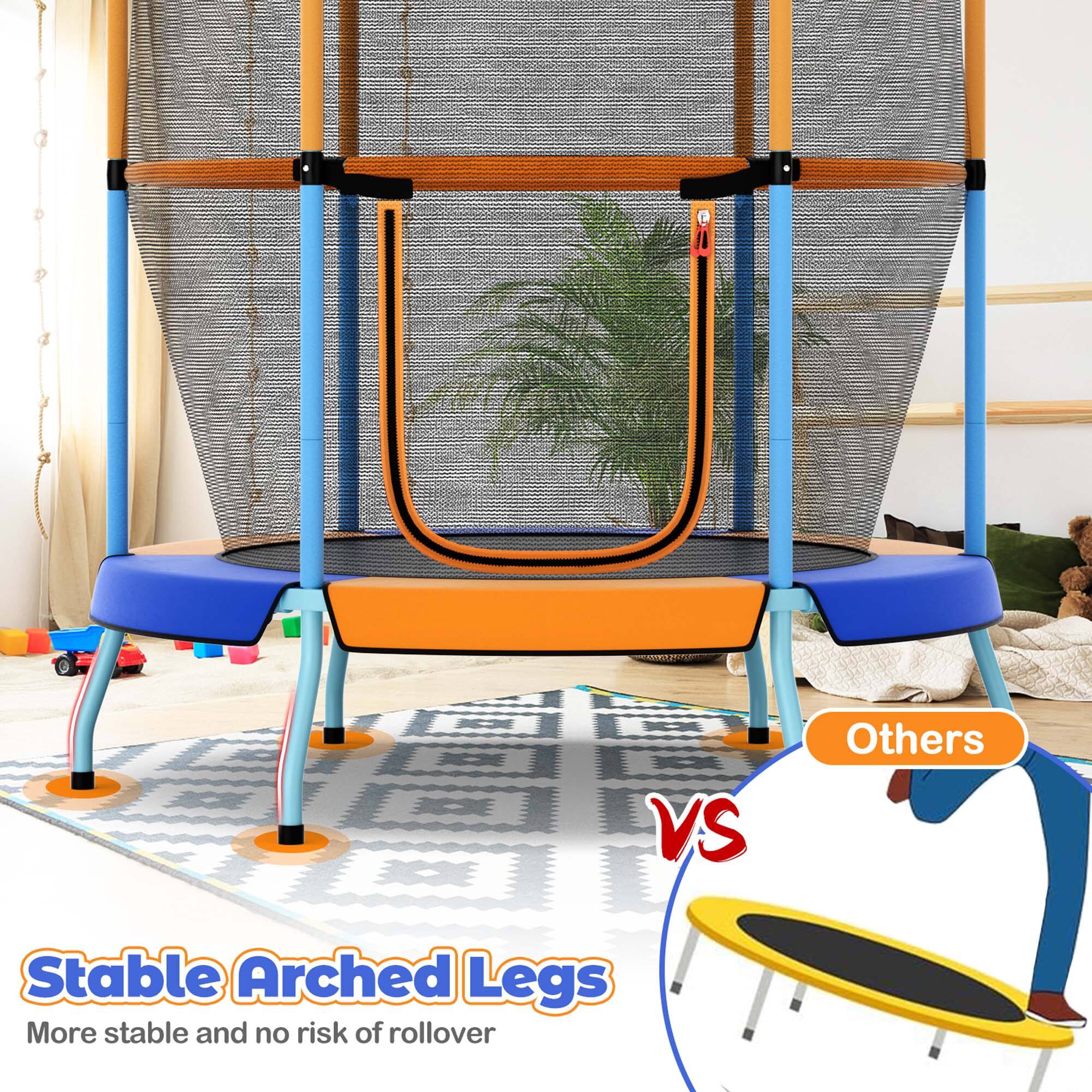 Stable Arched Legs  
More stable and no risk of rollover  

vs  

Others