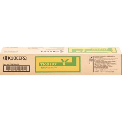 Sure, here is the corrected and grouped text from the image:
---
**Kyocera**
**Item No. 1T02R4AUS0**
**TK-5197**
**TONER KIT (YELLOW)**
---
**Instructions:**
- Coloque a unidade em um local exposto a temperatura ambiente.
- Não expor a luz direta.
- Não expor a umidade.
- Não expor a temperaturas extremas.
- Não expor a luz direta.
- Não expor a umidade.
- Não expor a temperaturas extremas.
- Não expor a luz direta.
- Não expor a umidade.
- Não expor a temperaturas extremas.
- Não expor a luz direta.
- Não expor a umidade.
- Não expor a temperaturas extremas.
- Não expor a luz direta.
- Não expor a umidade.
- Não expor a temperaturas extremas.
- Não expor a luz direta.
- Não expor a umidade.
- Não expor a temperaturas extremas.
- Não expor a luz direta.
- Não expor a umidade.
- Não expor a temper