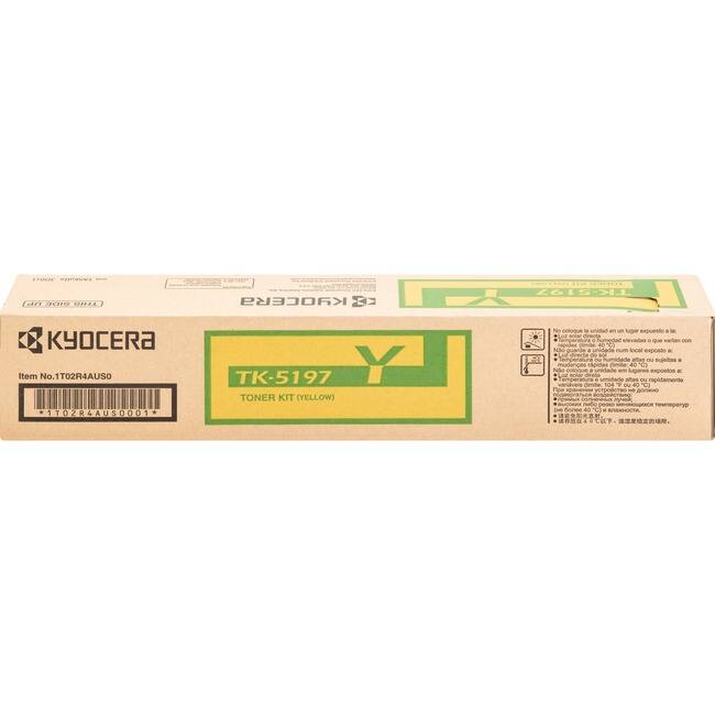 Sure, here is the corrected and grouped text from the image:

---

**Kyocera**

**Item No. 1T02R4AUS0**

**TK-5197**

**TONER KIT (YELLOW)**

---

**Instructions:**

- Coloque a unidade em um local exposto a temperatura ambiente.
- Não expor a luz direta.
- Não expor a umidade.
- Não expor a temperaturas extremas.
- Não expor a luz direta.
- Não expor a umidade.
- Não expor a temperaturas extremas.
- Não expor a luz direta.
- Não expor a umidade.
- Não expor a temperaturas extremas.
- Não expor a luz direta.
- Não expor a umidade.
- Não expor a temperaturas extremas.
- Não expor a luz direta.
- Não expor a umidade.
- Não expor a temperaturas extremas.
- Não expor a luz direta.
- Não expor a umidade.
- Não expor a temperaturas extremas.
- Não expor a luz direta.
- Não expor a umidade.
- Não expor a temper