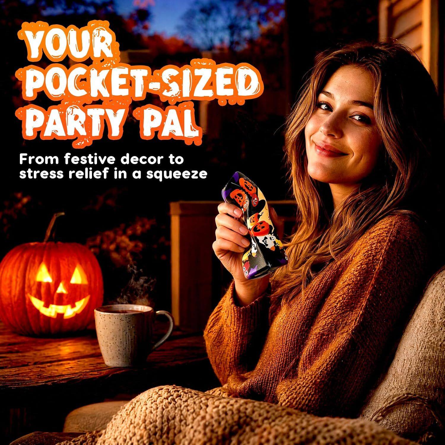 YOUR POCKET-SIZED PARTY PAL  
From festive decor to stress relief in a squeeze