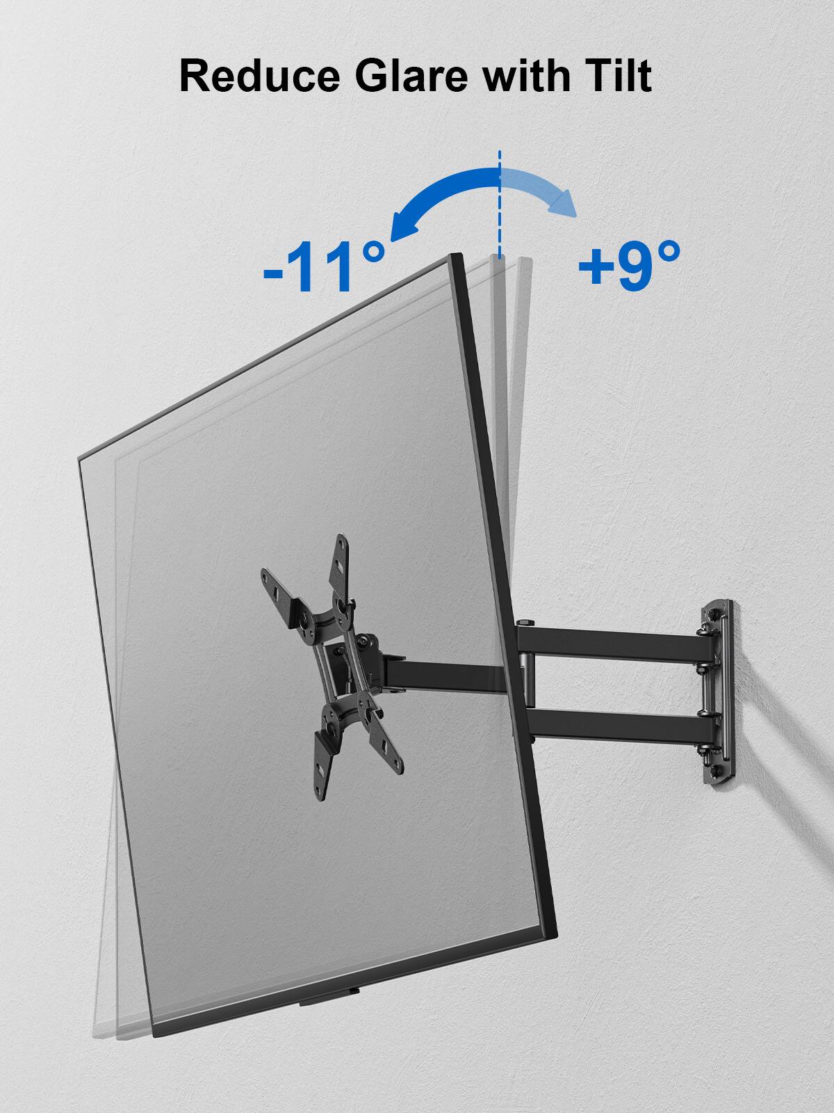 Reduce Glare with Tilt

-11°

+9°