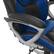 Alt View 15. Serta - Amplify Work or Play Ergonomic High-Back Faux Leather Swivel Executive Chair with Mesh Accents - Black and Cobalt Blue.