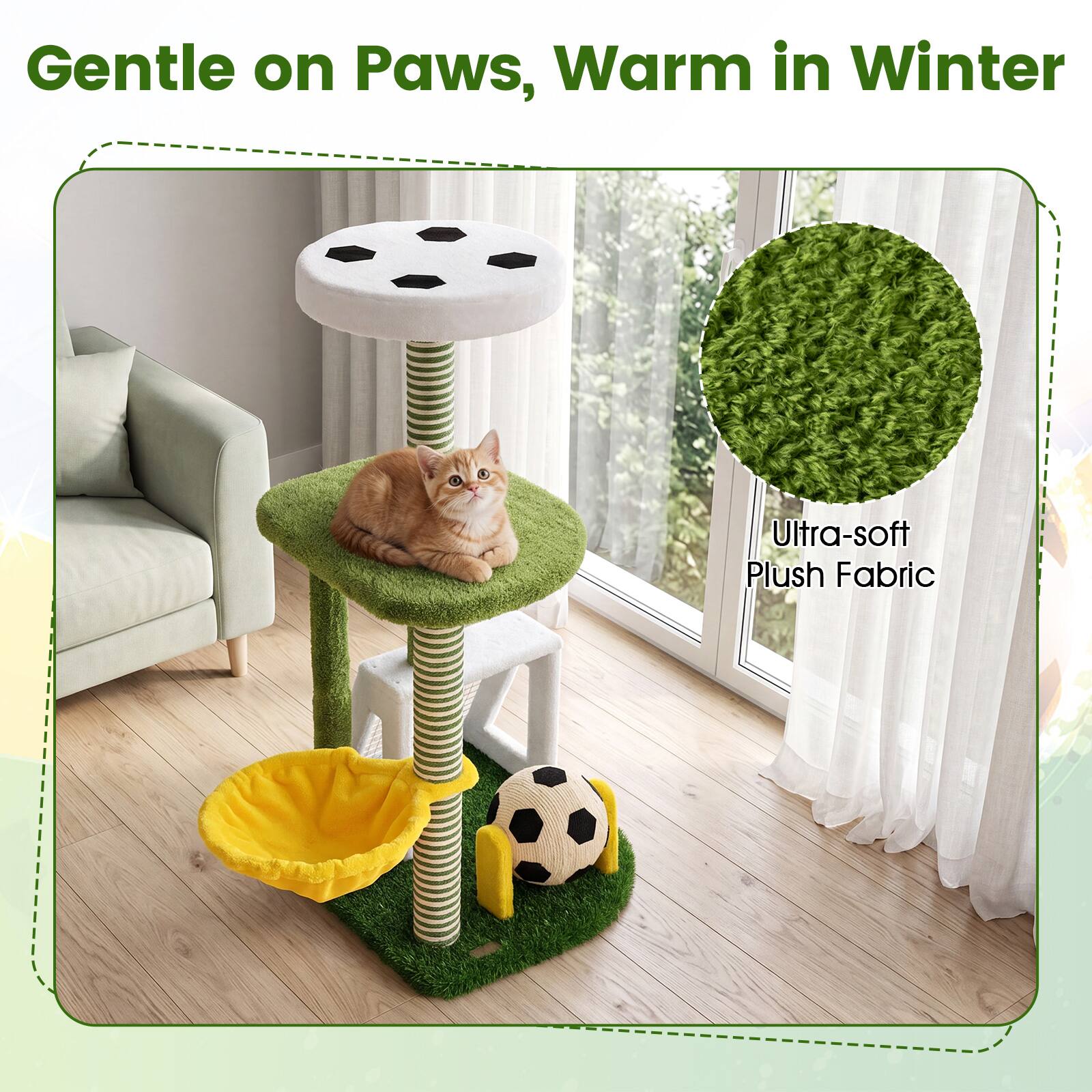 Gentle on Paws, Warm in Winter

Ultra-soft Plush Fabric