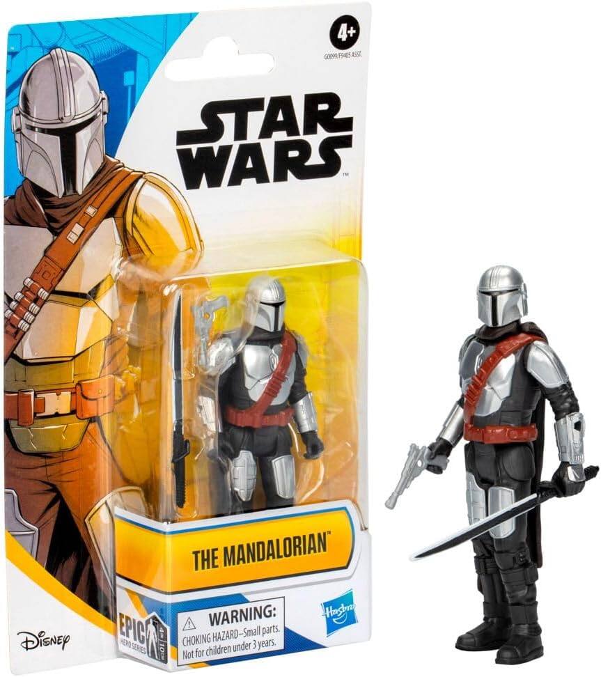 4+ 6009919405 ASST. STAR WARS  
THE MANDALORIAN EPIC WARNING: Handro HAZARD-Small parts. Disney HERO SERIES CHOKING under 3 years. Not for children
