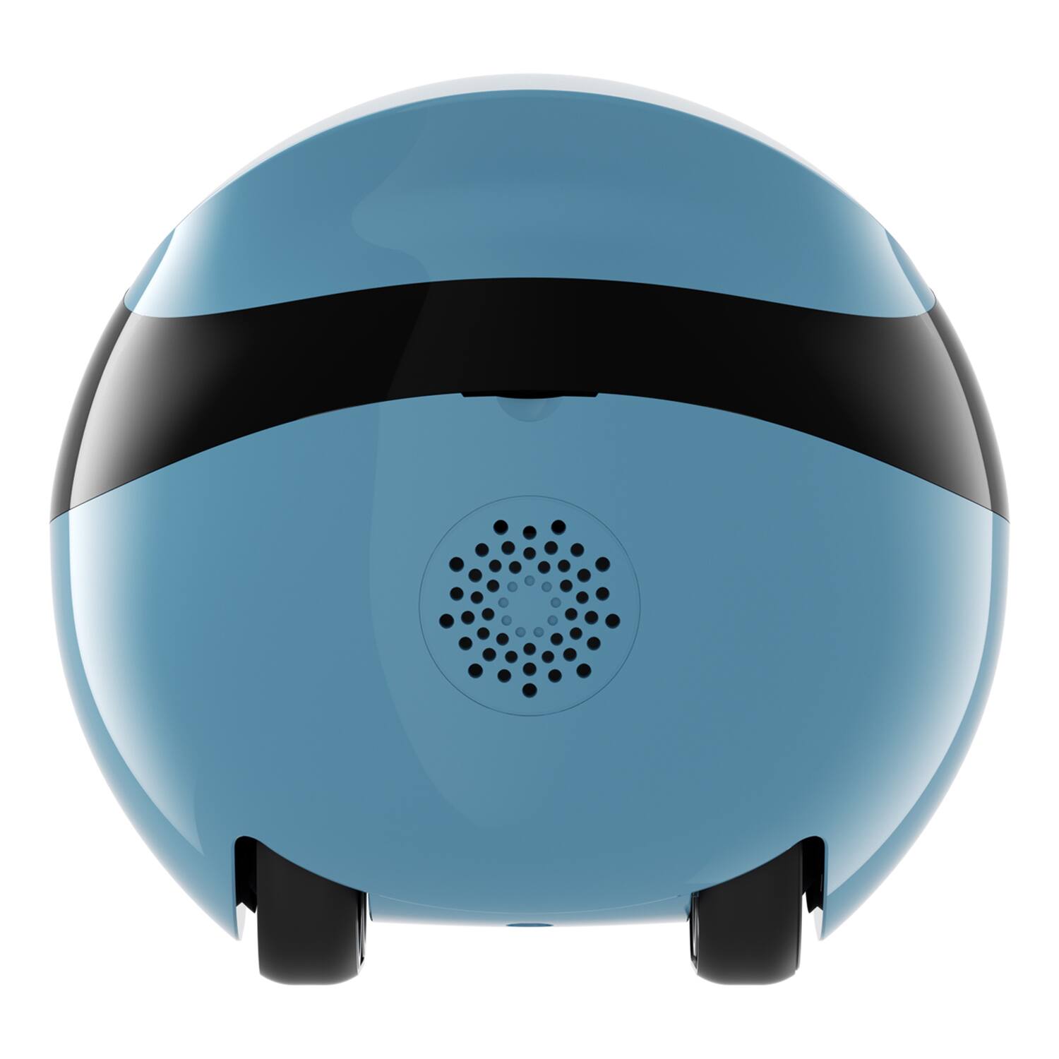 Left. Enabot - EBO Air 2 Whole-Home Mobile Robot, 2K Ultra HD Camera, Remote Monitoring and Control - Jay Blue.