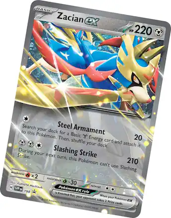 pokmon trading card game: slashing legends tin zacian TCG: : Toys & Games Pokemon TCG Slashing Legends Tin