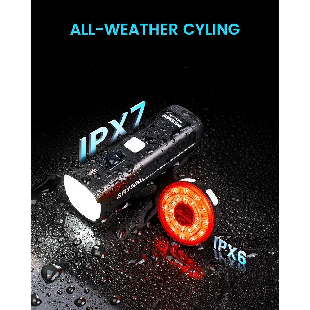 ALL-WEATHER CYCLING

IPX7

SR1500

IPX6