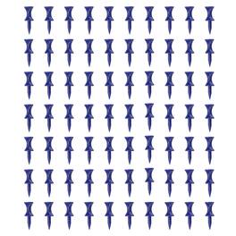 Unique Bargains - Plastic Step Down Golf Tees, 1.5 Inch Unbreakable Plastic Tees Bulk, 140pcs - Fits Practice/Outdoor/Course/Competition - Blue