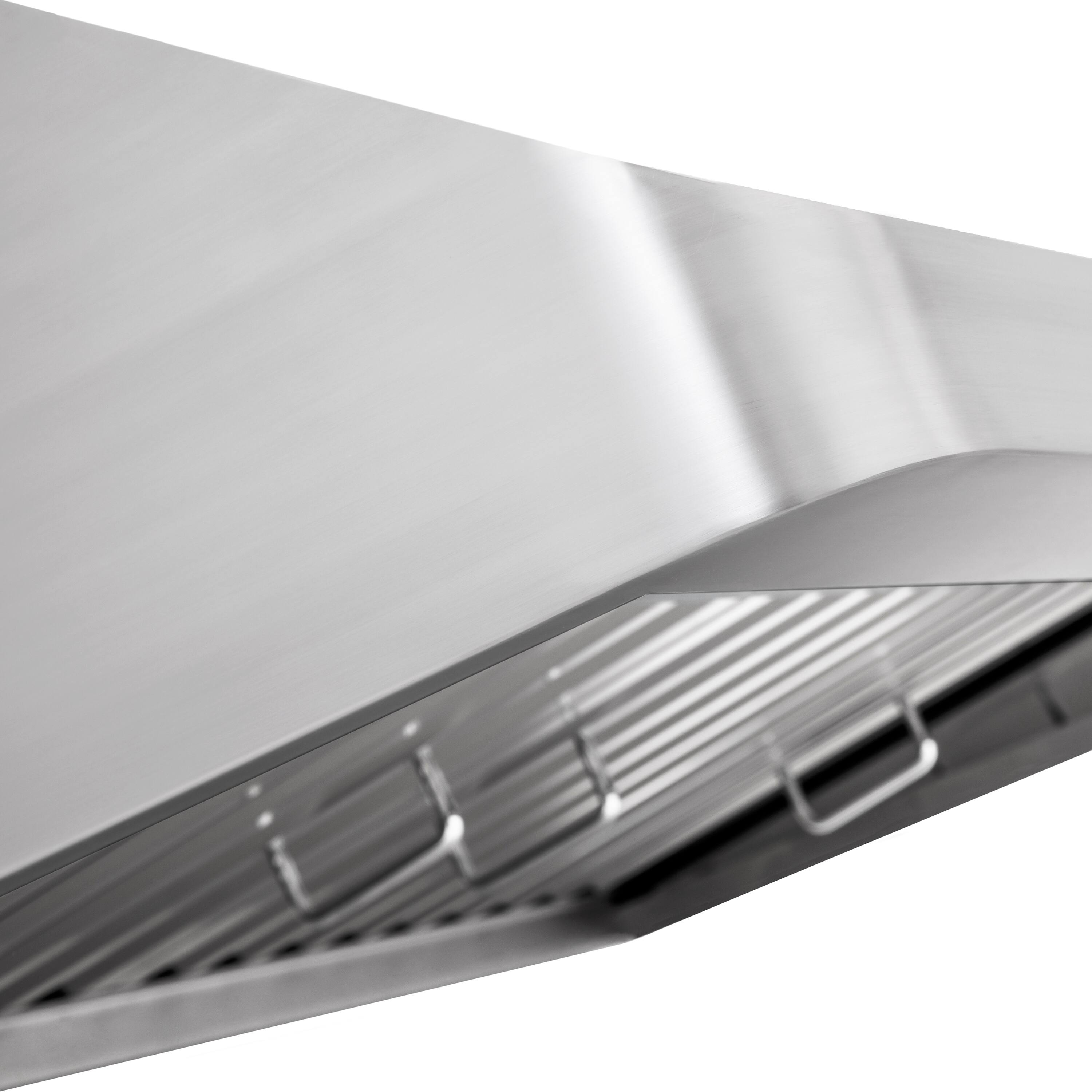Alt View 1. ZLINE - 36" Externally Vented Range Hood - Brushed Stainless Steel.