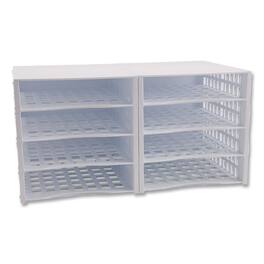 Advantus - Literature Organizer, 8 Sections, 21 x 12.25, White