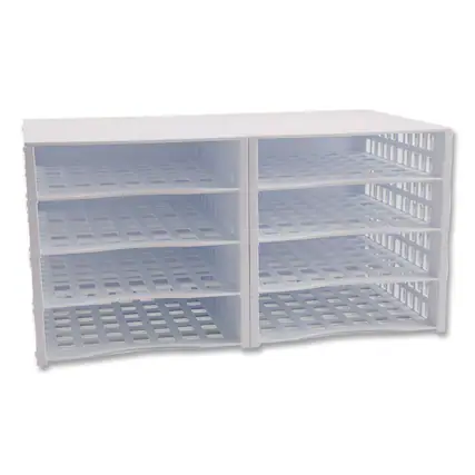Front. Advantus - Advantus Literature Organizer, 8 Sections, 21 x 12.25, White.