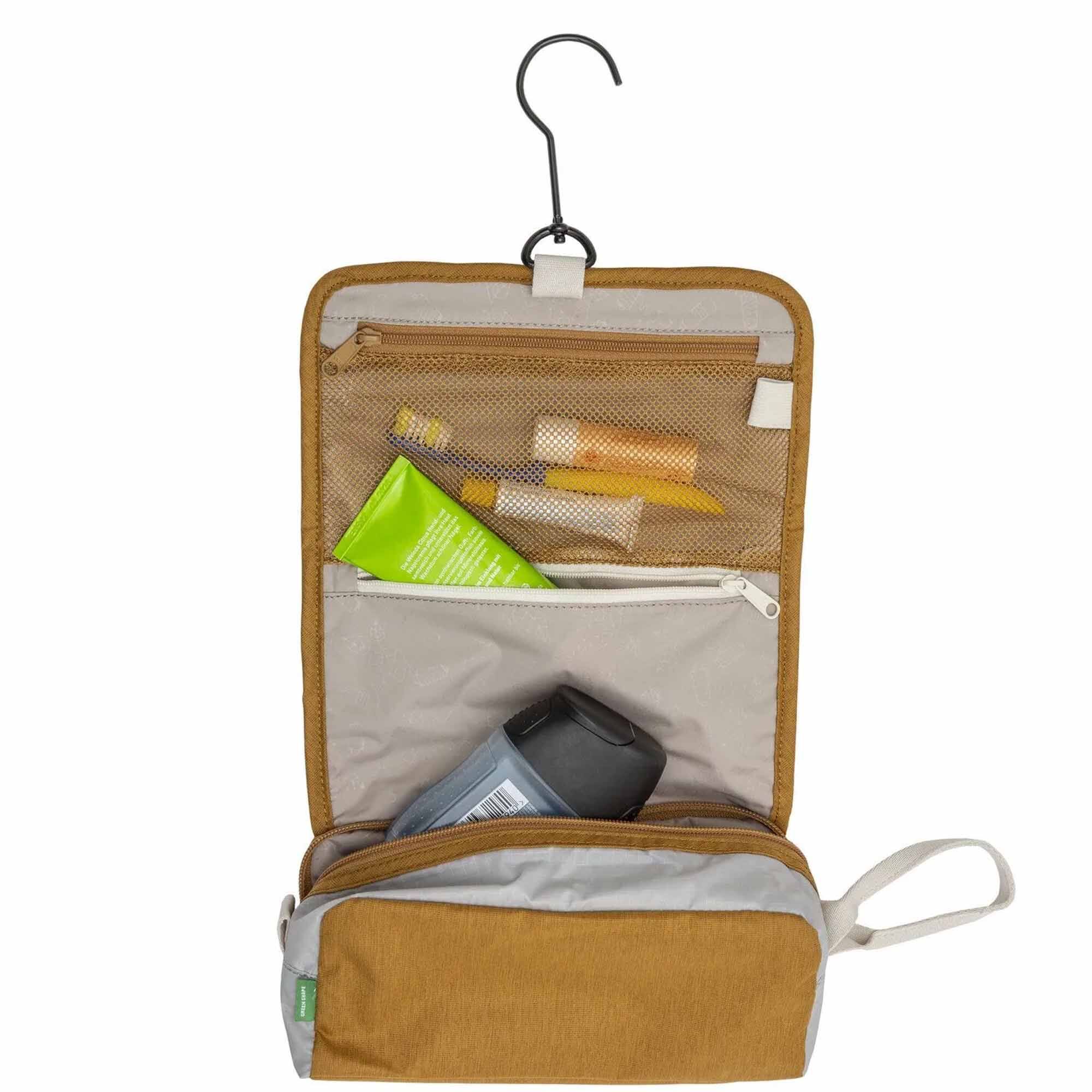 Alt View 2. VAUDE - Vaude Toiletry Bag M - Peanut Butter - Peanut Butter.