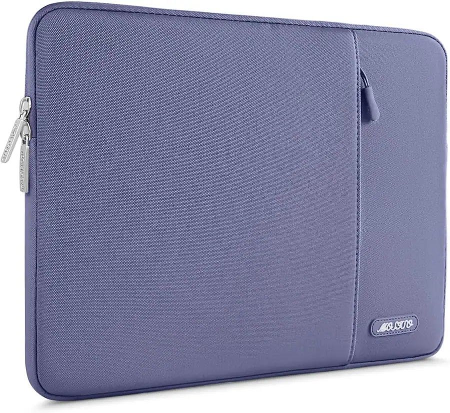 Acer Computer Back View mosiso 15 16 Inch Laptop Sleeve with Pocket, Polyester Vertical Case ...