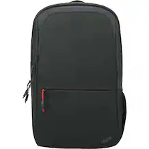 Front. Lenovo - Lenovo Essential Carrying Case (Backpack) for 16" Lenovo Notebook - Black - Polyester, Polyethylene Terephthalate (PET) - Black.